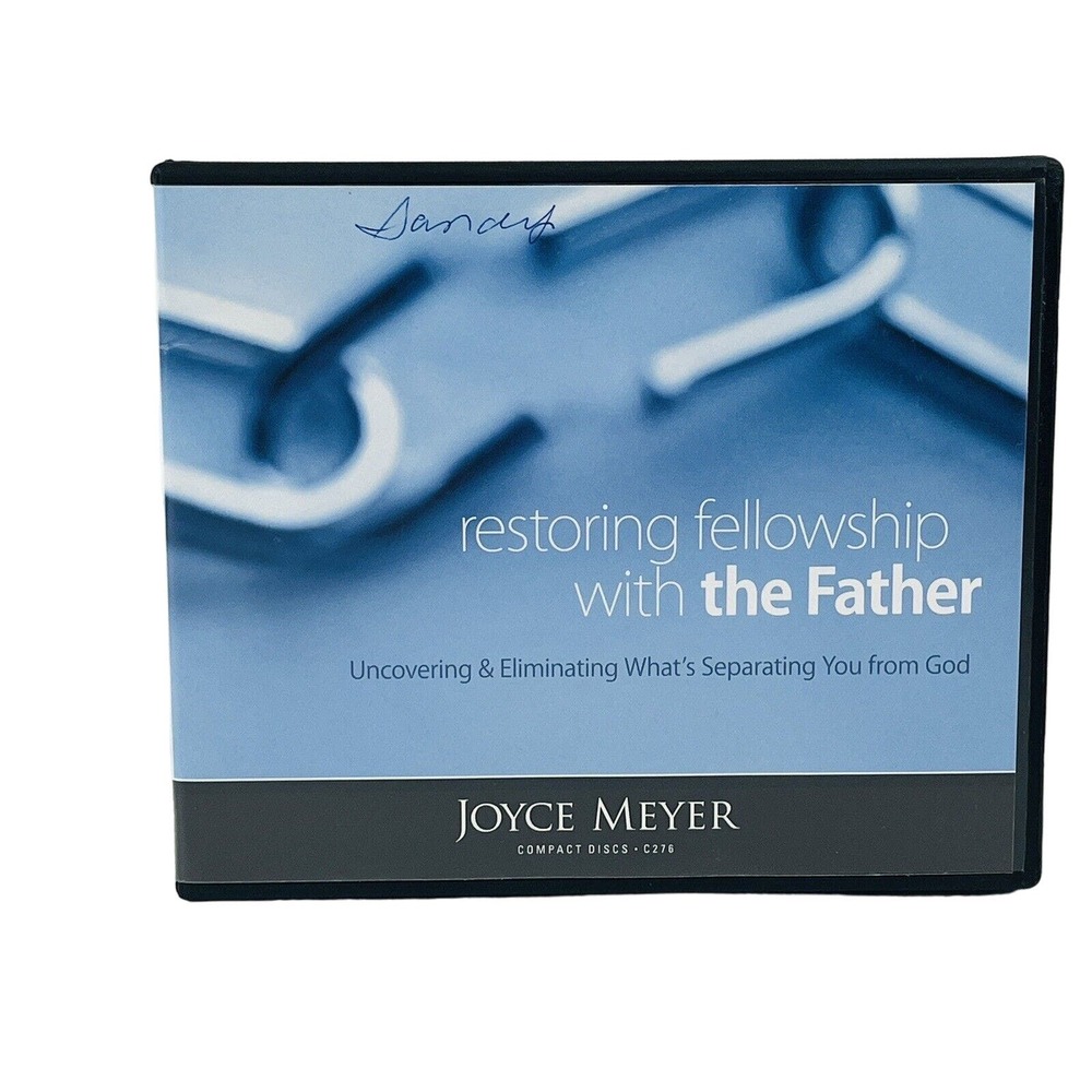Restoring Fellowship With The Father 4 Audio CD Set Joyce Meyer Ministries